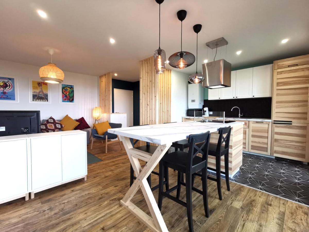 سيبور Ilunabarra - Appartement Calme, Vue Mer, Parking - Wifi المظهر الخارجي الصورة